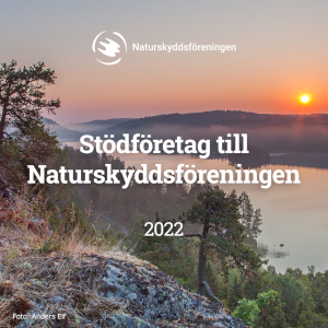 Vi är stolt stödföretag till Naturskyddsföreningen 2022.